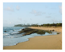 Load image into Gallery viewer, Driftwood Hut on Kauai Beach Print
